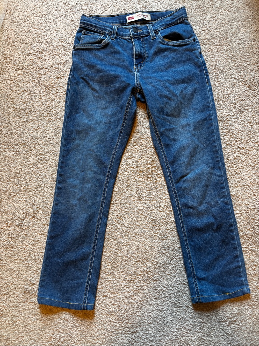 Levi's Women's Blue Straight-Leg Jeans 511 slim 27in inseam